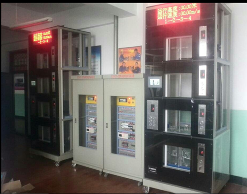 DT-36電梯控制技術(shù)綜合實訓裝置（二座四層電梯、仿真實物）,電梯控制技術(shù)綜合實訓考核設備（二座四層電梯、仿真實物）