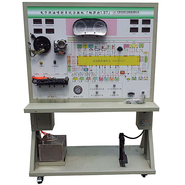 電子燃油噴射系統(tǒng)示教實(shí)訓(xùn)臺(tái),便攜式電動(dòng)機(jī)械組合實(shí)驗(yàn)臺(tái)